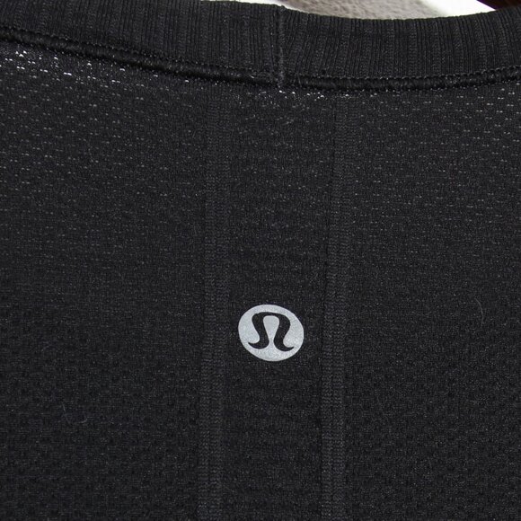 Lululemon Swiftly Tech Long Sleeve Crew Black White Ombre Silverescent Size 8 - Picture 10 of 15